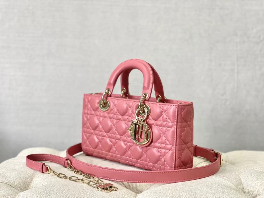 Christian Dior Lady D-Joy Bag Pink. For Women Women-s Handbags. 26cm CD - Soul Replicas