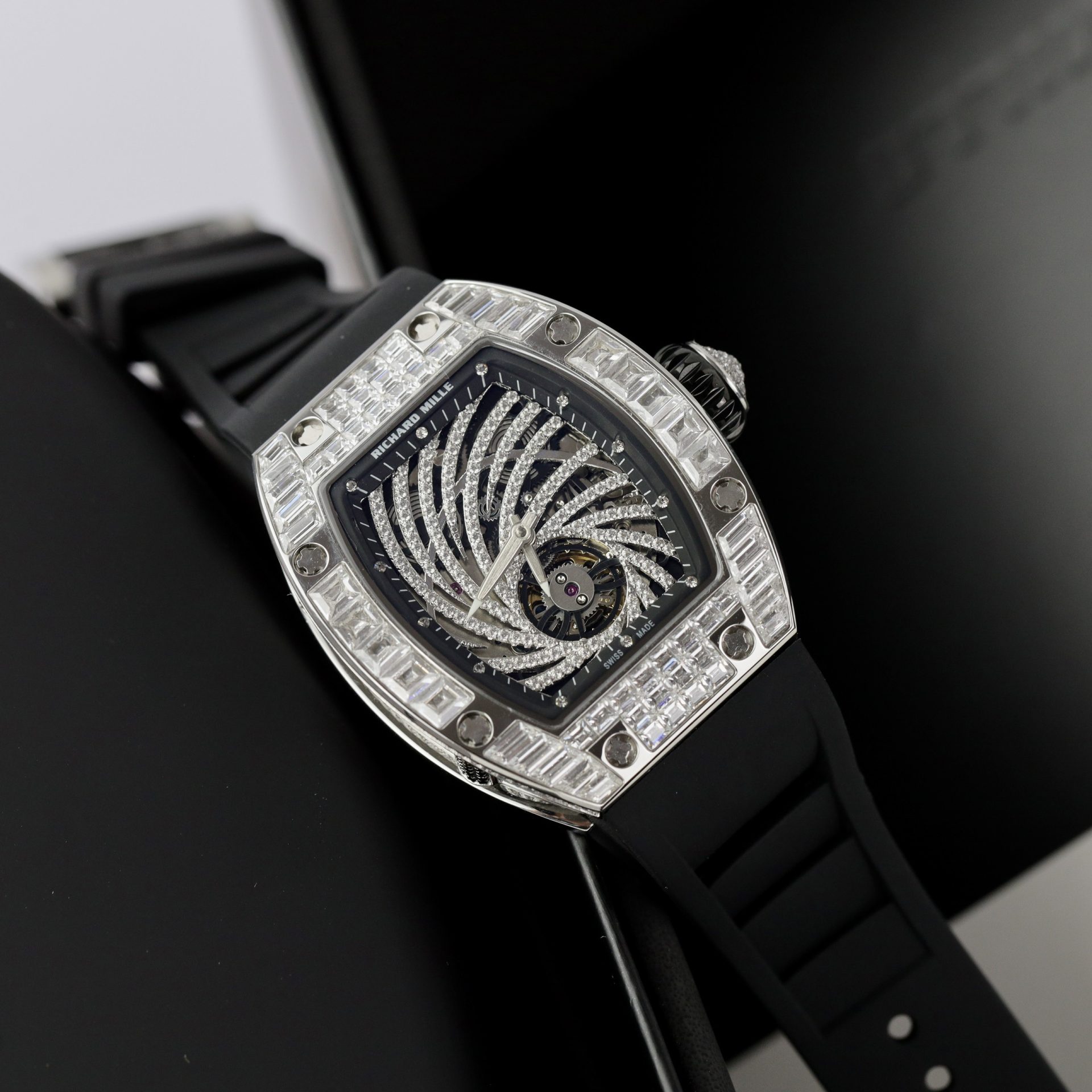 Richard Mille RM51 Replica 1:1 Watch With Full Diamond 40mm - Soul Replicas