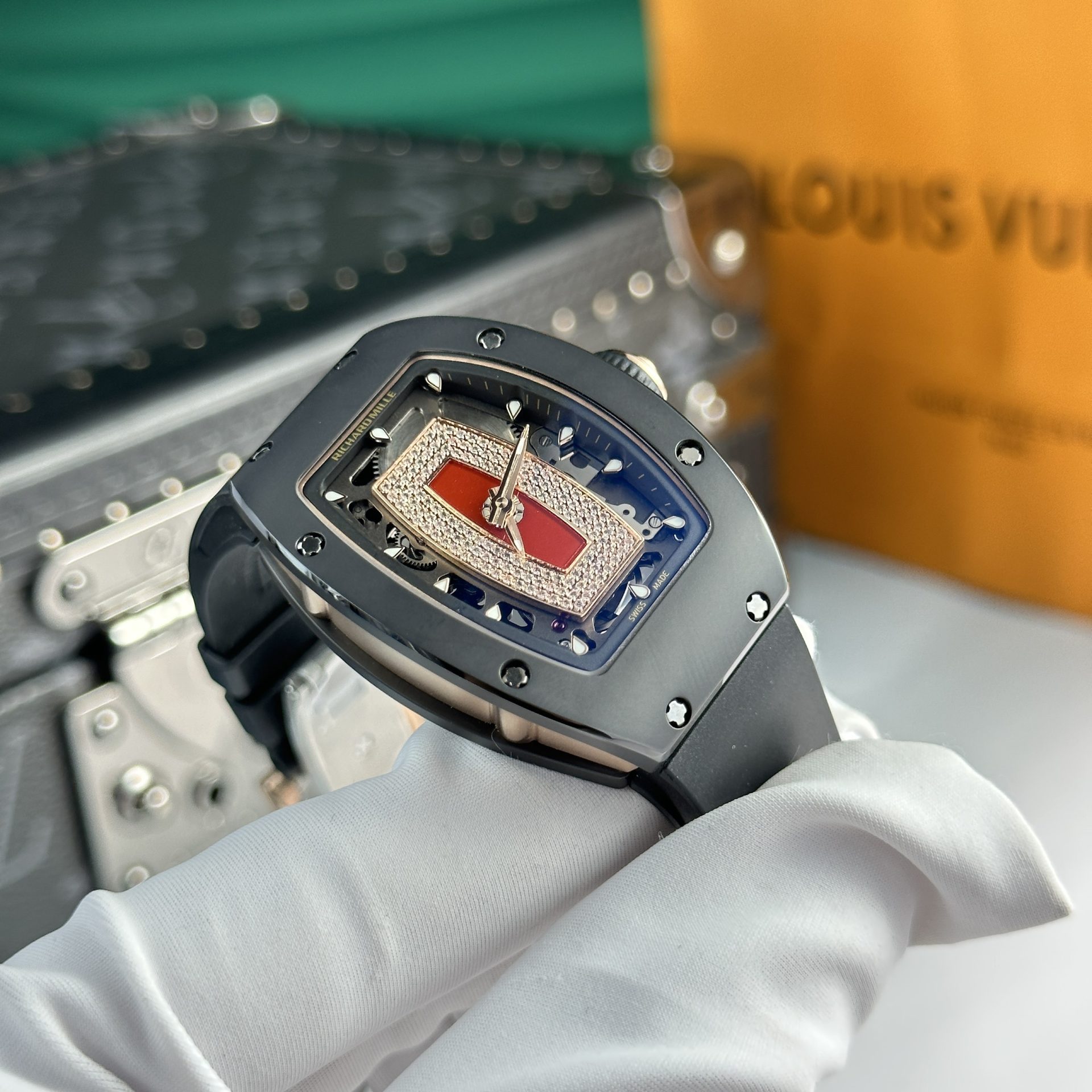 Richard Mille Best Replica Watches RM07 Black Ceramic 36mm - Soul Replicas