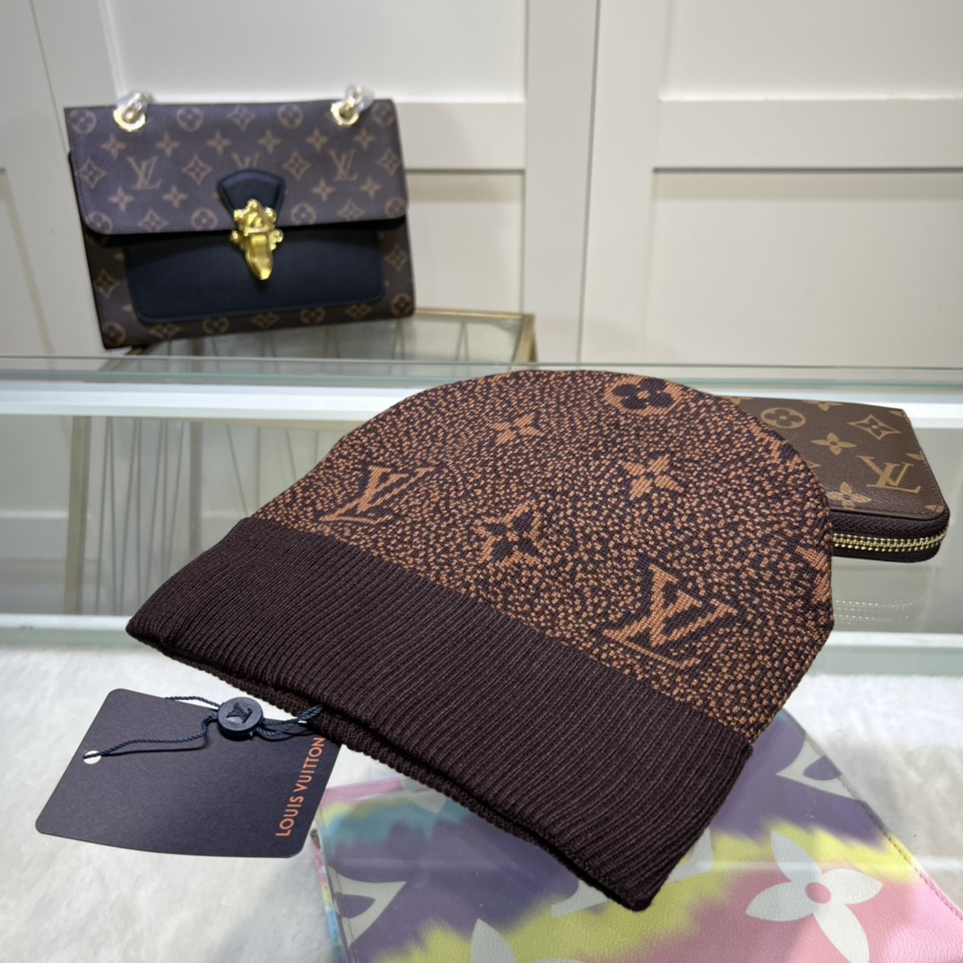 Louis Vuitton Beanie In Brown LV Headwear - Soul Replicas