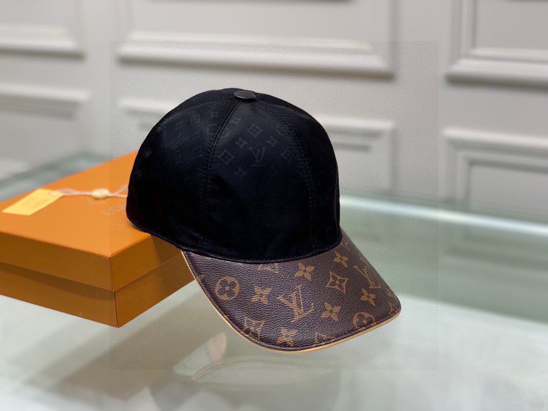 Louis Vuitton Be My Cap Black LV Cap - Soul Replicas