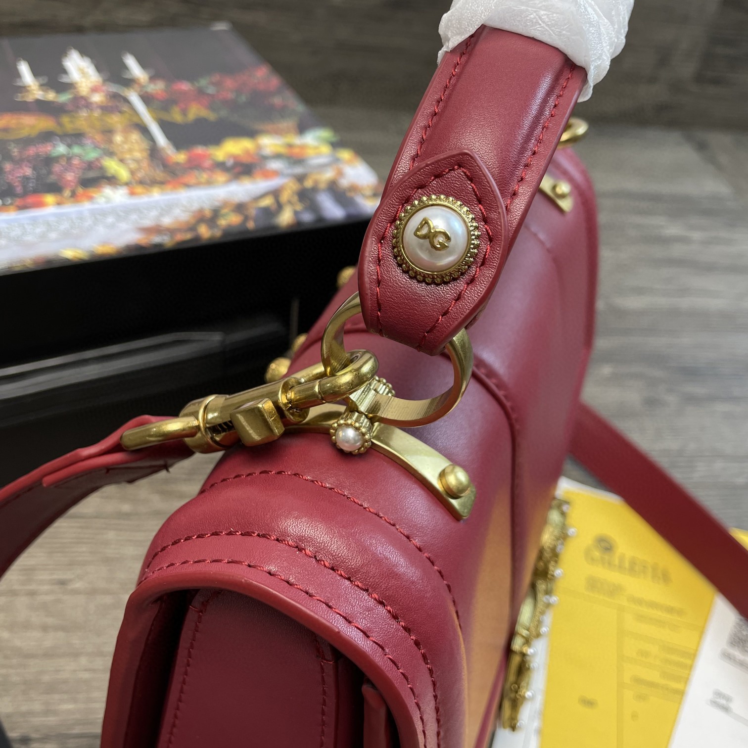 Dolce & Gabbana DG Girls Bag In Quilted Nappa Burgundy For Women 10.6in/27cm DG - Soul Replicas