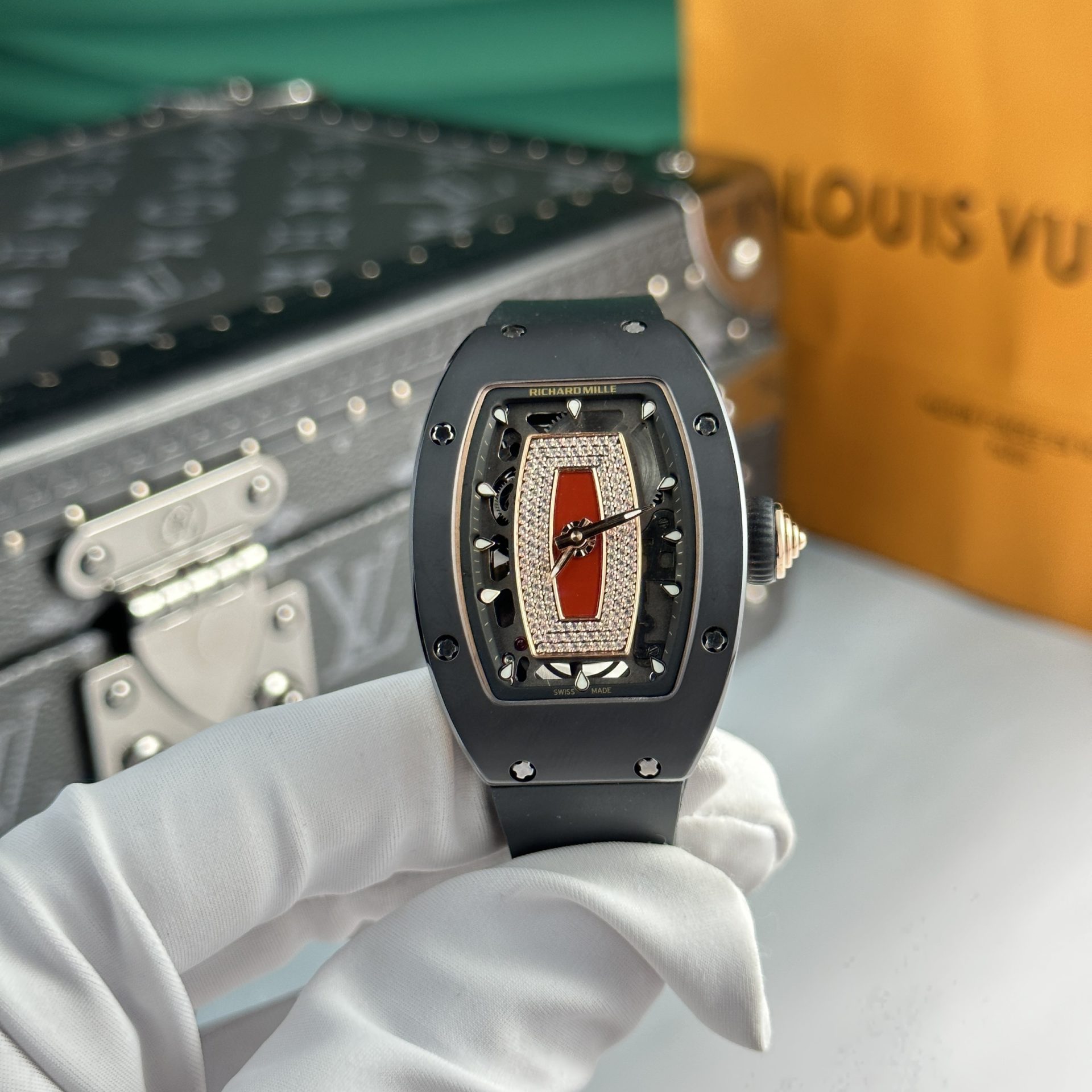 Richard Mille Best Replica Watches RM07 Black Ceramic 36mm - Soul Replicas