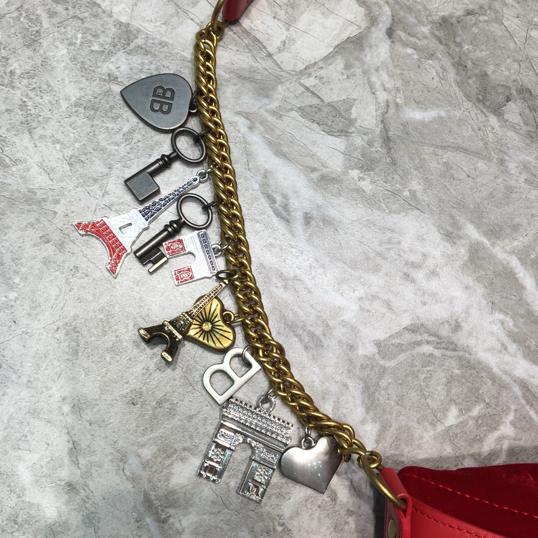 Balenciaga Souvenir XXS Belt Bag In Red. For Women. Women-s Bags 11.8in/30cm - Soul Replicas