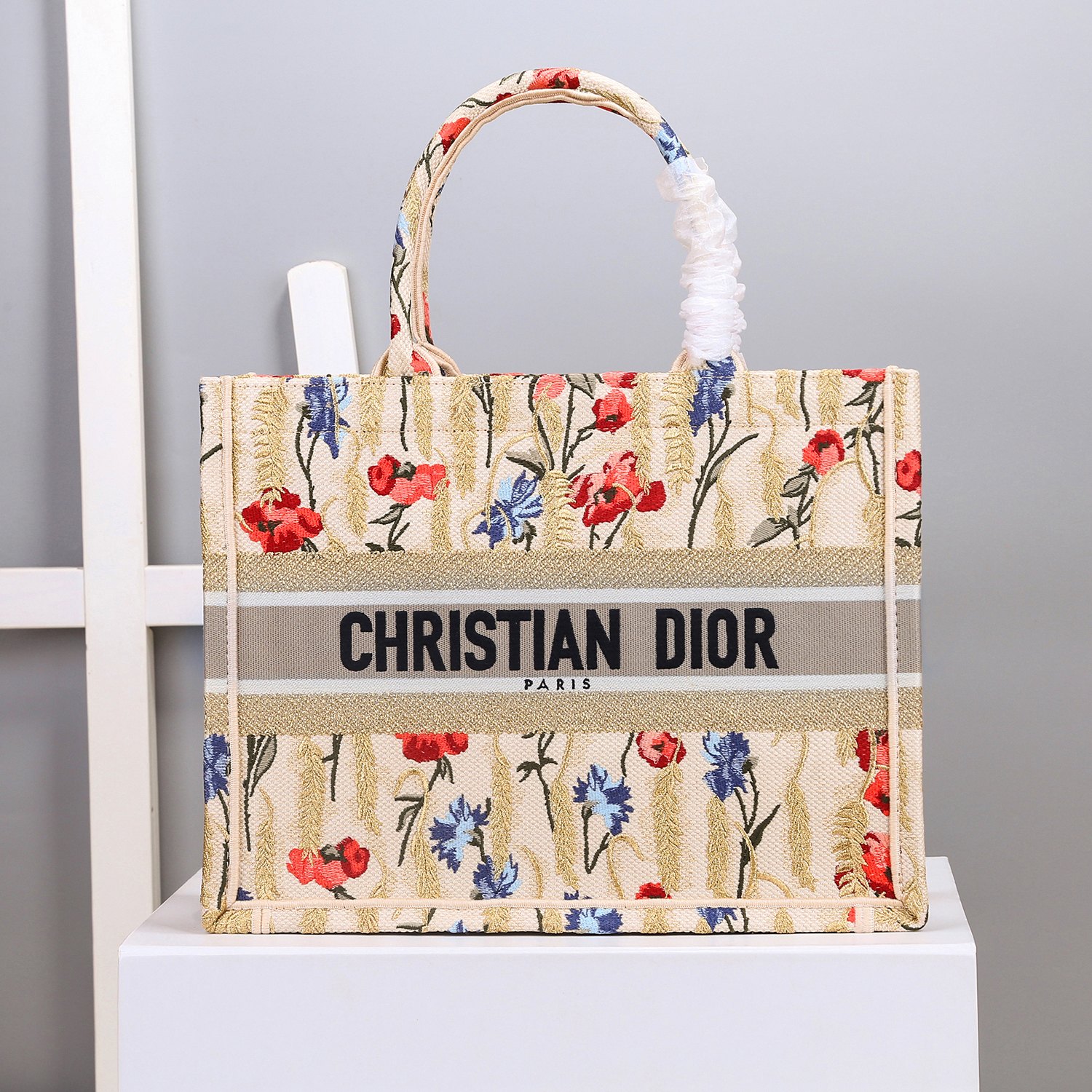 Christian Dior Medium Dior Book Tote Beige For Women 36cm/16.5in CD - Soul Replicas