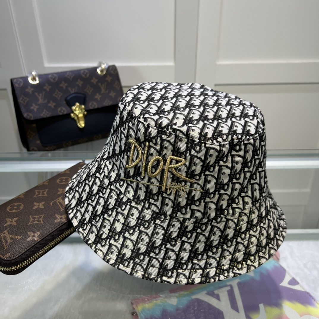 Christian Dior Jack Dior Bucket Hat Black Hat - Soul Replicas
