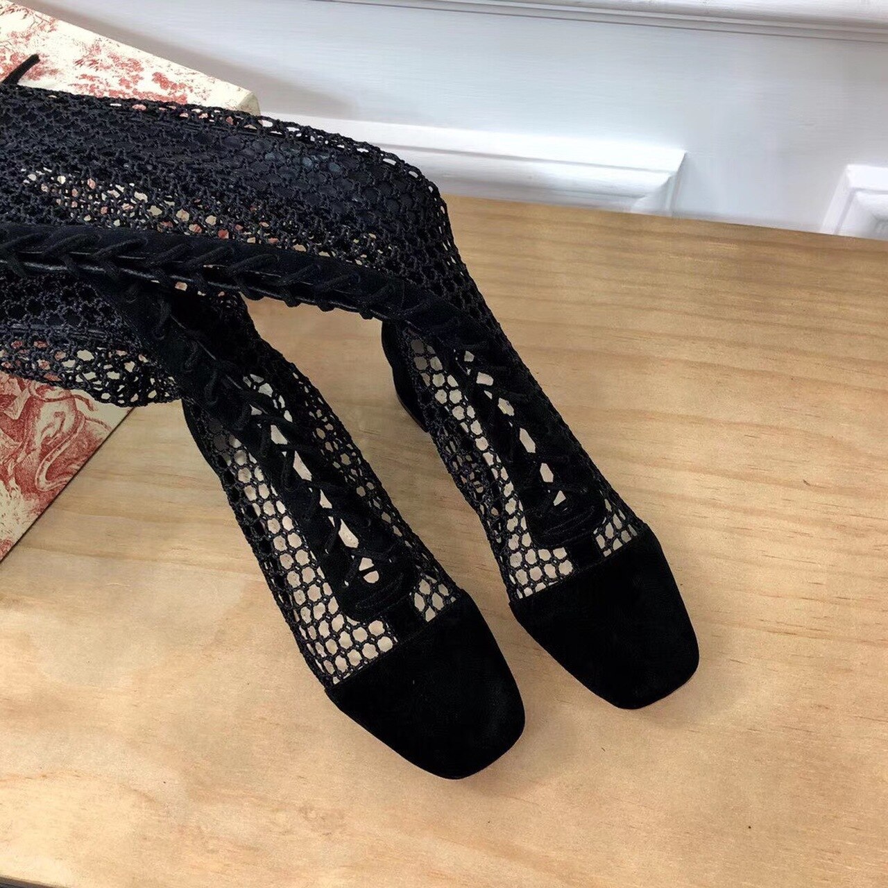 Christian Dior Naughtily-D Knee-High Boots Black For Women CD - Soul Replicas