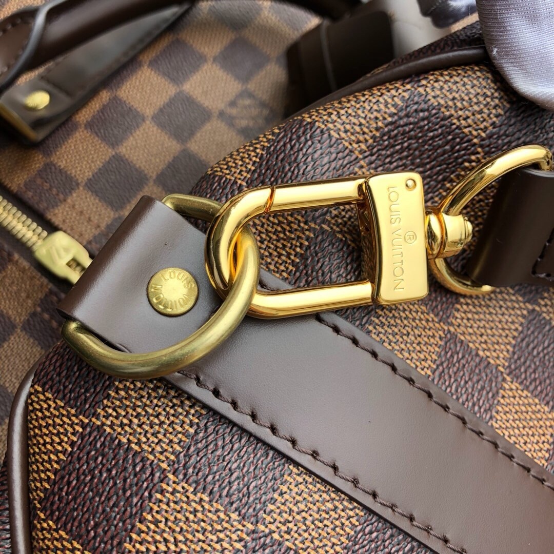 Louis Vuitton Keepall Bandoulière 45 Damier Ebene Canvas For Women. Women-s Bags 17.7in/45cm LV N41428 - Soul Replicas