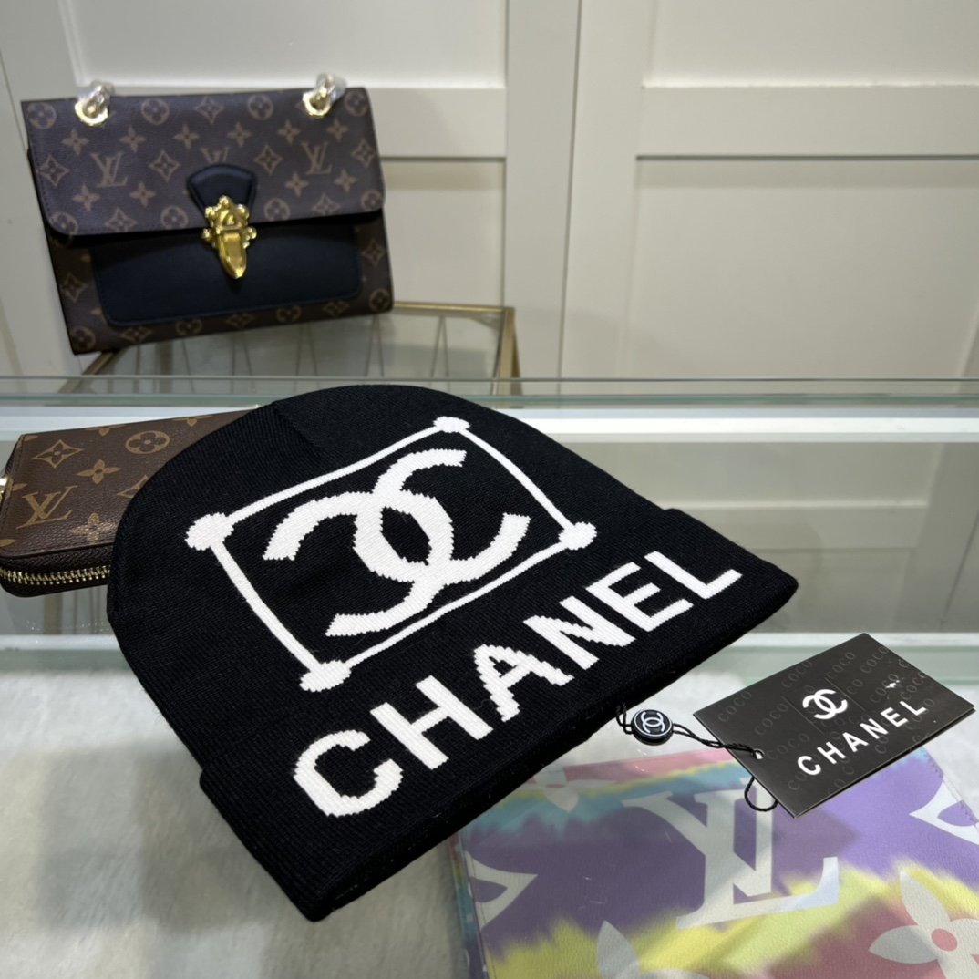 Chanel Beanie In Black - Soul Replicas