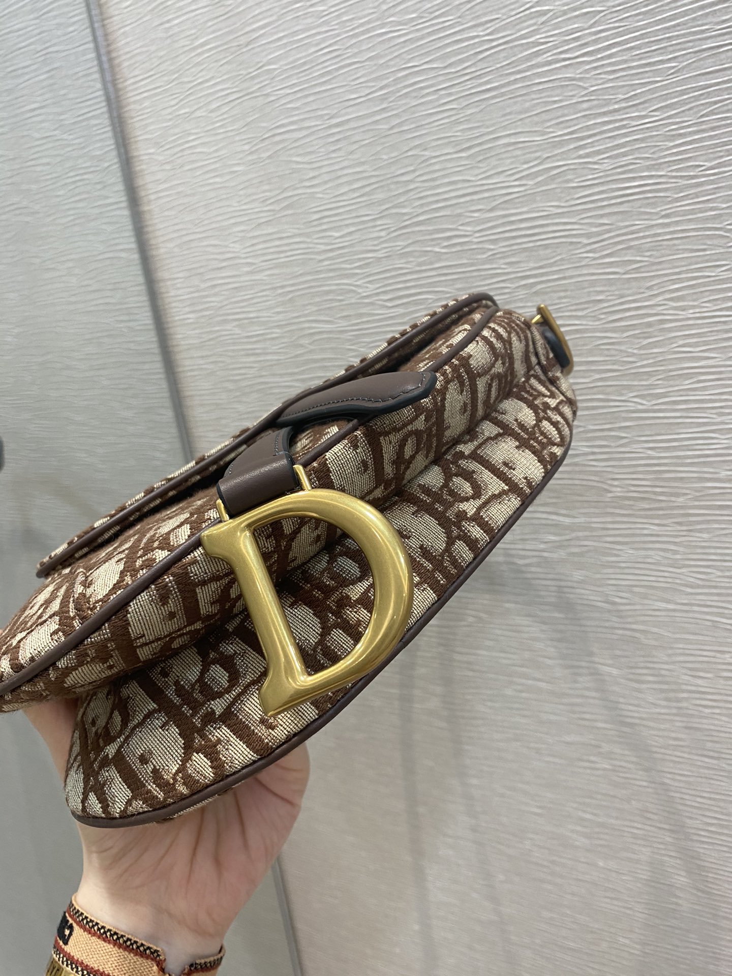 Christian Dior Brown Mini Saddle Bag For Women 21cm/7in CD - Soul Replicas