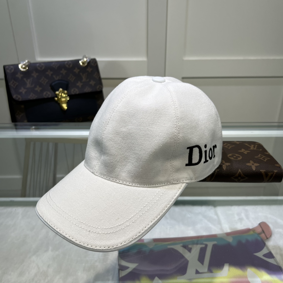 Christian Dior Baseball Cap White Cap - Soul Replicas