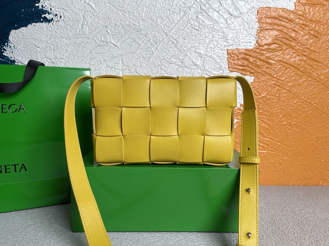 Bottega Veneta Cassette Yellow. For Women. Women's Bags 9.1in/23cm - Soul Replicas