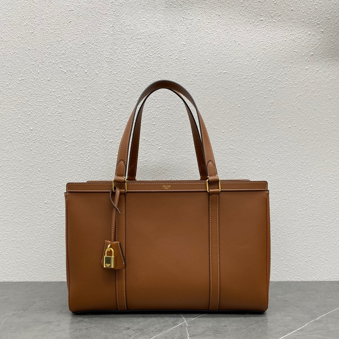 Celine Medium Cabas 16 Brown For Women 16in/40cm 197333DUF.04LU - Soul Replicas