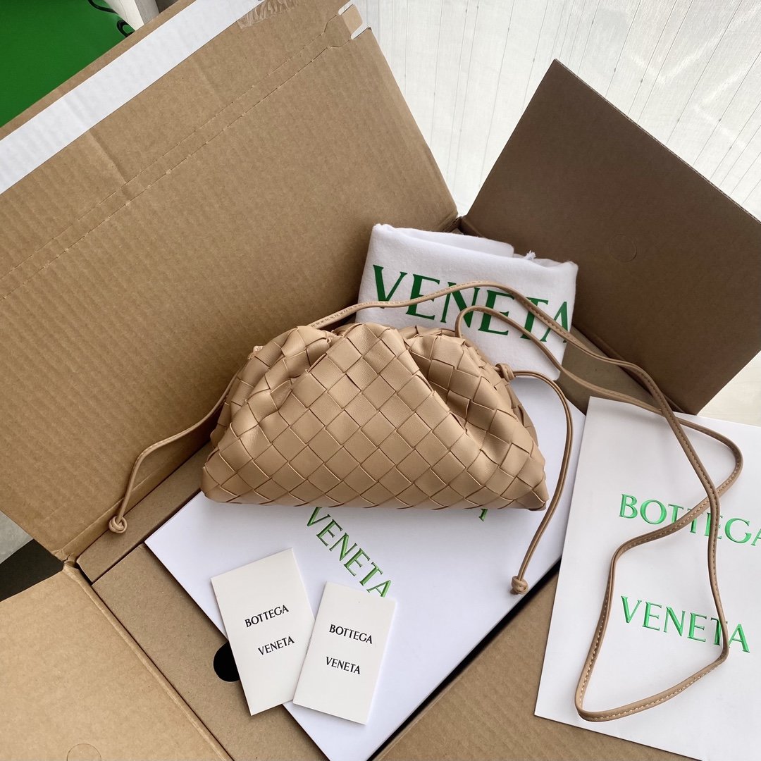 Bottega Veneta Mini Pouch Almond. For Women. Women-s Bags 8.6in/22cm 585852VCPP12700 - Soul Replicas