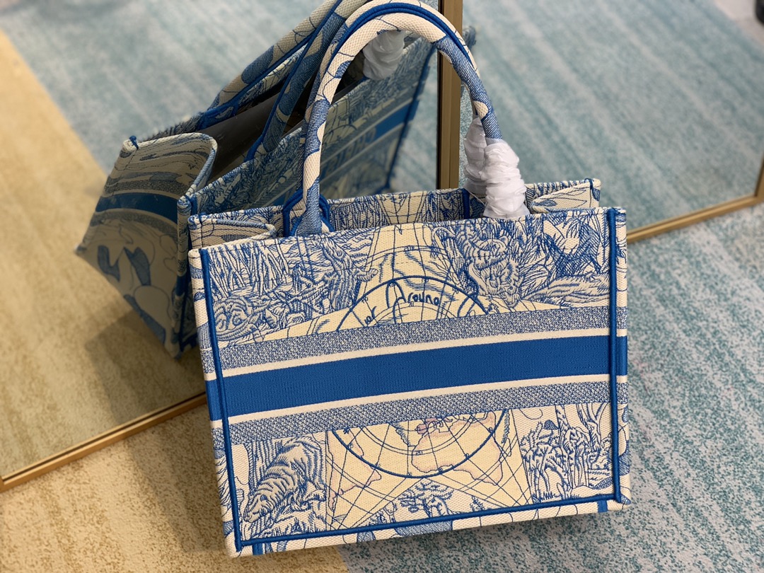 Christian Dior Medium Dior Book Tote Bag By Maria Grazia Chiuri For Women 14in/36cm CD - Soul Replicas