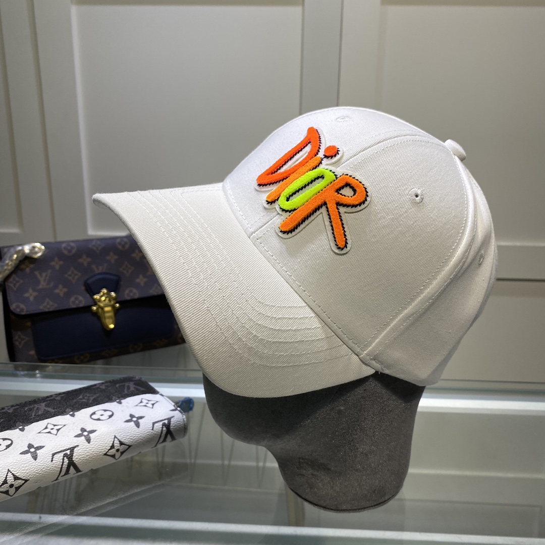 Christian Dior Jack Dior Baseball Cap In White - Soul Replicas
