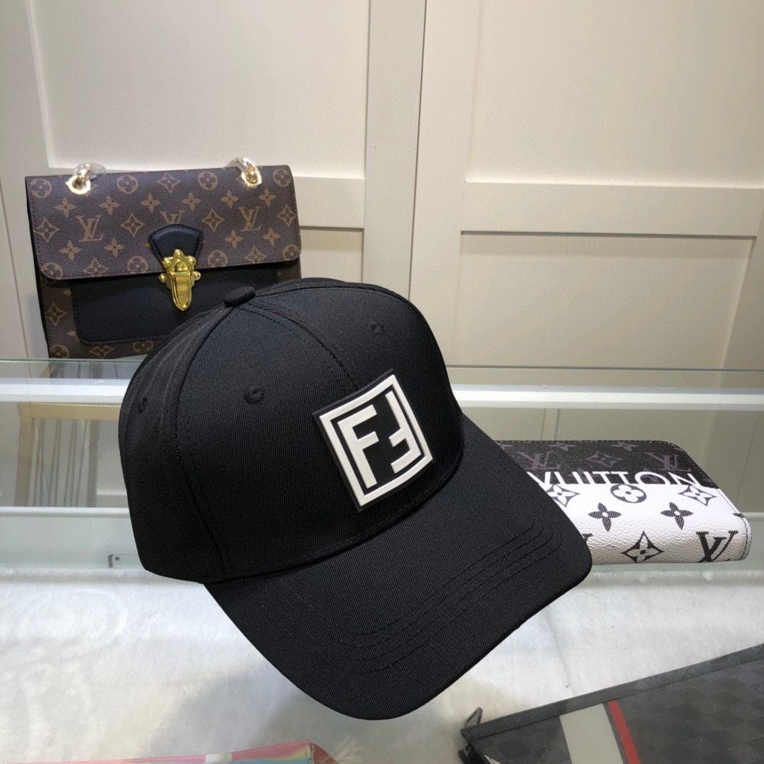 Fendi Baseball Cap Black Fendi Cap - Soul Replicas