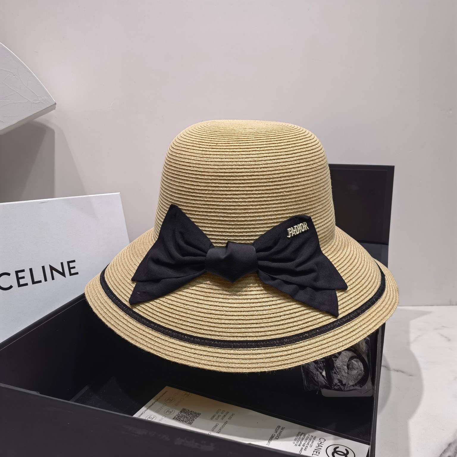 Celine Bucket Summer Hat Brown Celine Hat - Soul Replicas