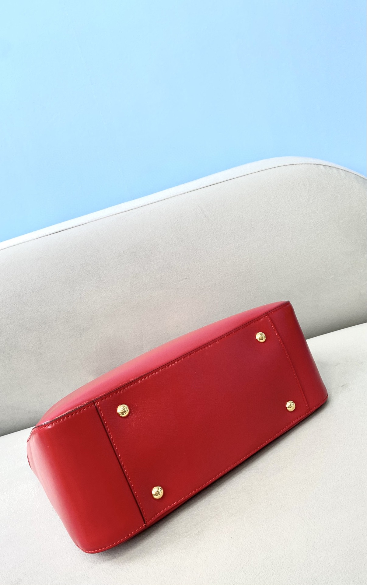 Fendi Medium FF Tote Shoulder Red Bag For Woman 38cm/15in - Soul Replicas