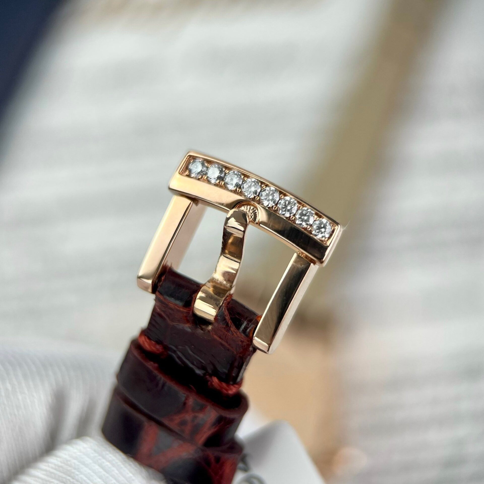 Chopard Replica Watch With Moissanite Diamonds 18K Gold Wrapped 34mm - Soul Replicas