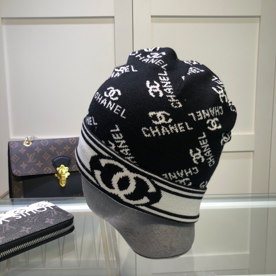 Chanel Beanie In Black - Soul Replicas