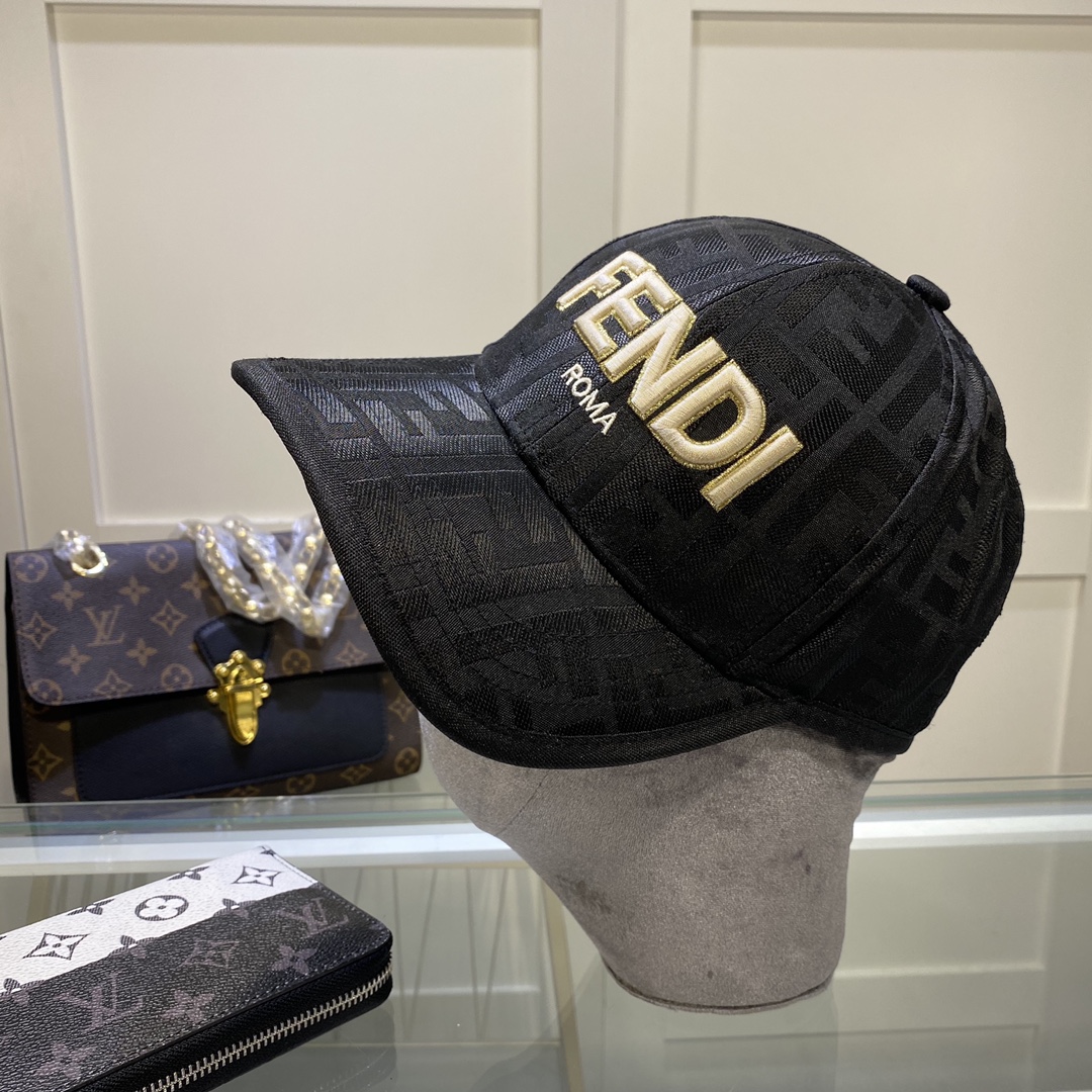 Fendi Baseball Cap Black Fendi Cap - Soul Replicas
