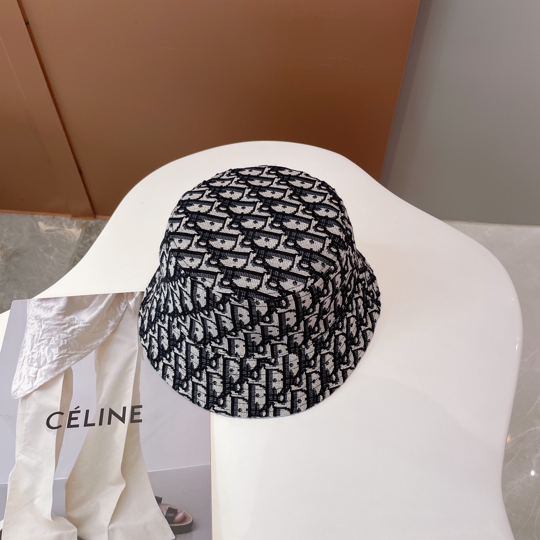 Christian Dior Bucket Hat Black Hat - Soul Replicas