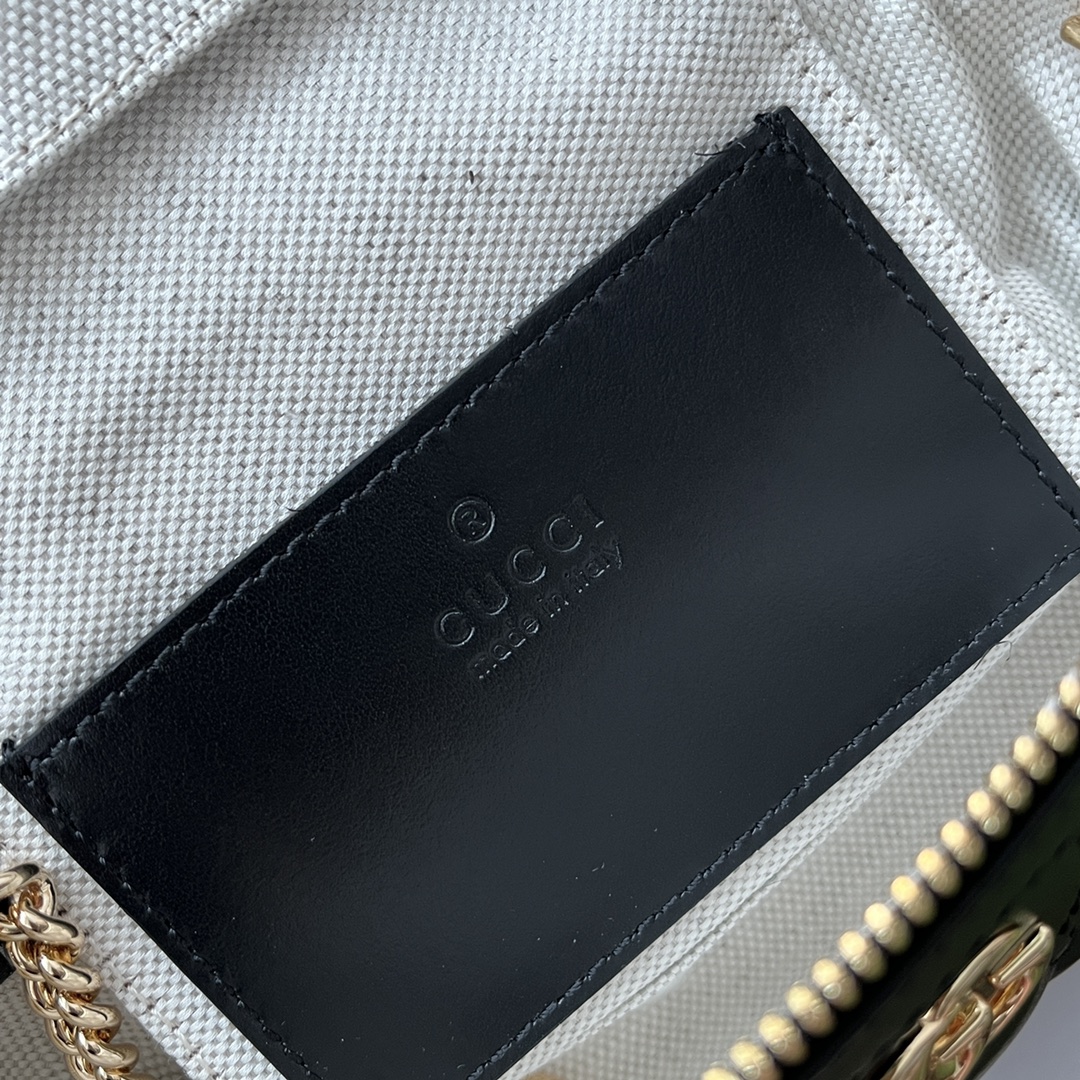 Gucci Quilted Gucci Mini Handbag Black For Women. Women-s Bags 6.3in/16cm Gucci 723770 UM8IG 1000 - Soul Replicas