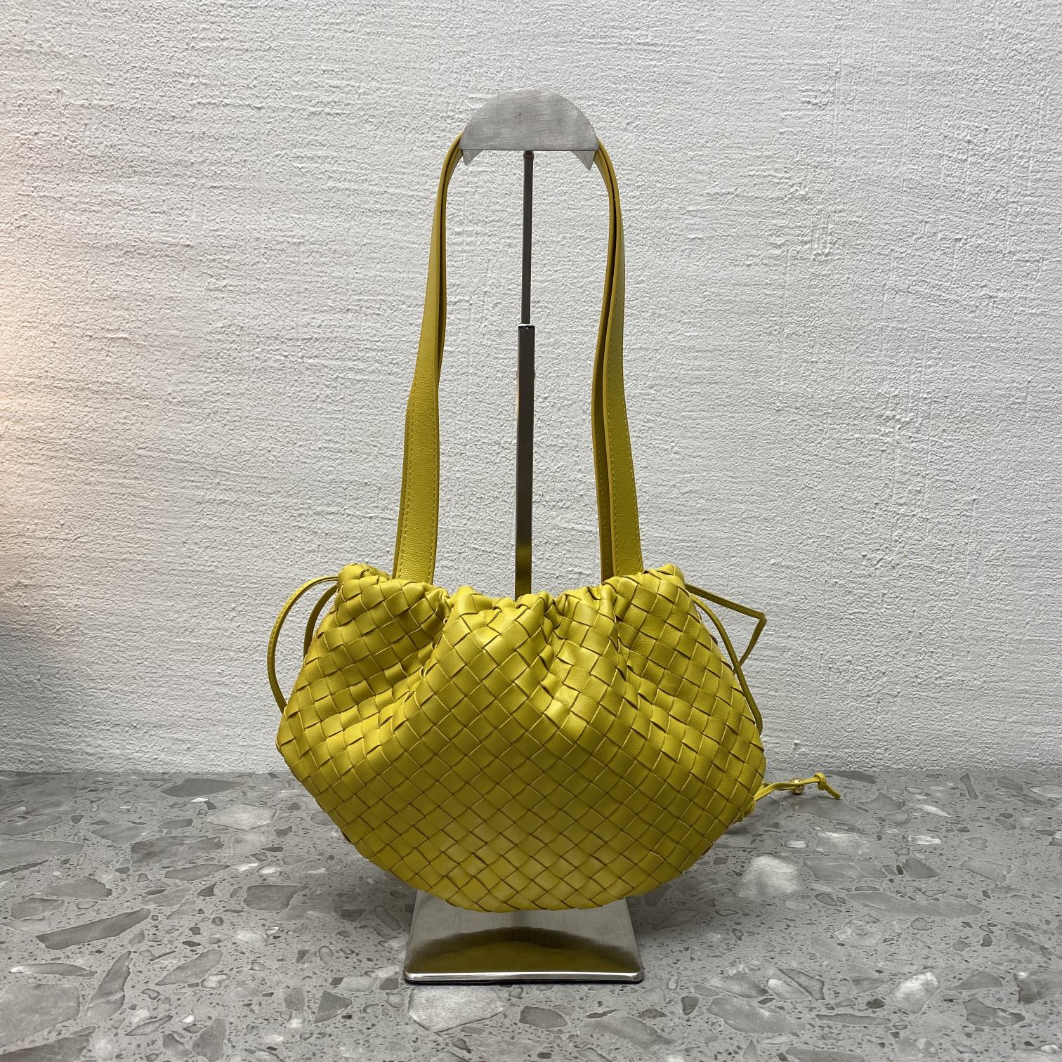 Bottega Veneta Shoulder Bag Yellow. For Women. Women's Bags 10.2in/26cm - Soul Replicas