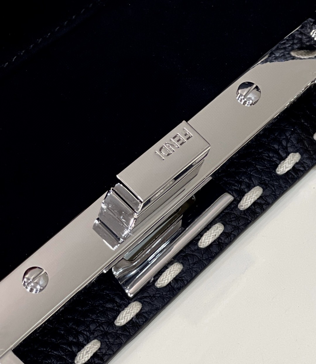 Fendi Peekaboo Small Black Bag For Woman 23cm/9in - Soul Replicas