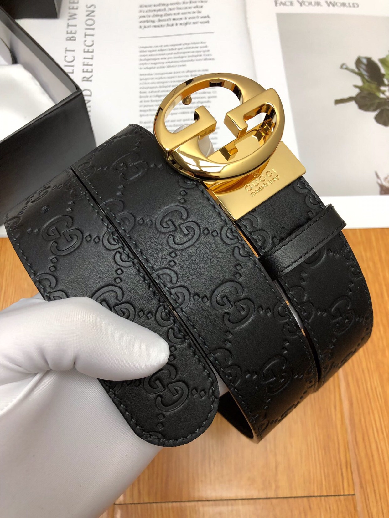 Gucci Marmont Reversible Belt Black. Women Belt - Soul Replicas