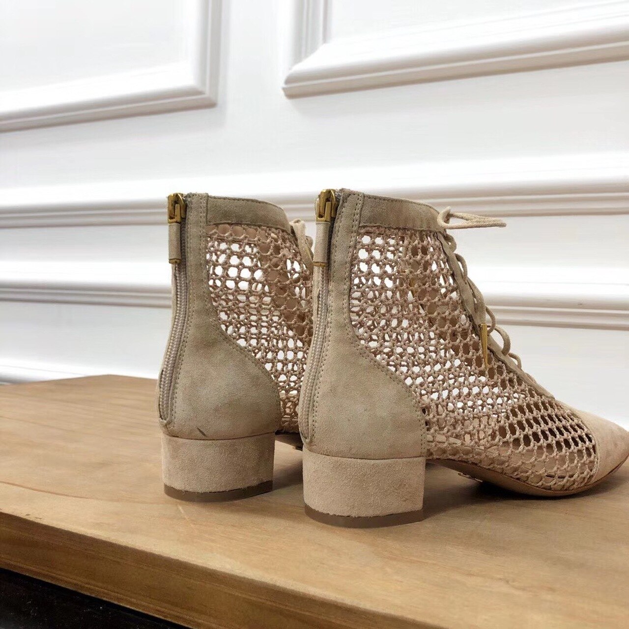 Christian Dior Naughtily-D Ankle Boot Beige For Women CD - Soul Replicas