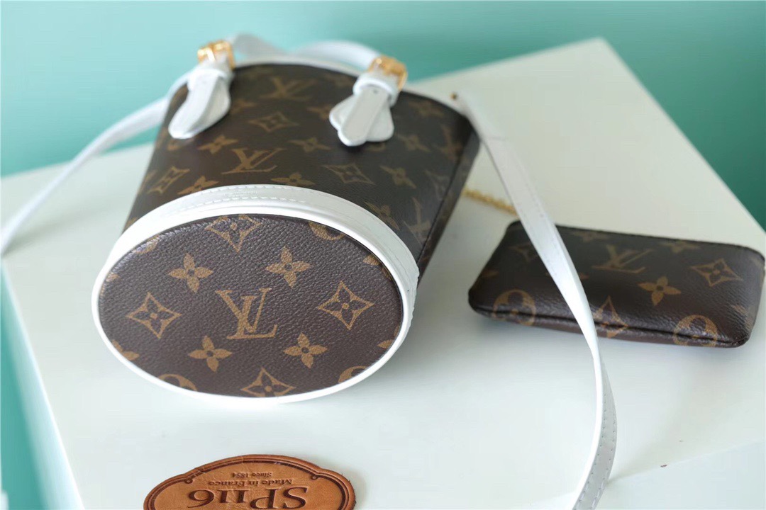 Louis Vuitton Nano Bucket Bag Monogram For Women Brown 6.7in/17cm LV M81489 - Soul Replicas