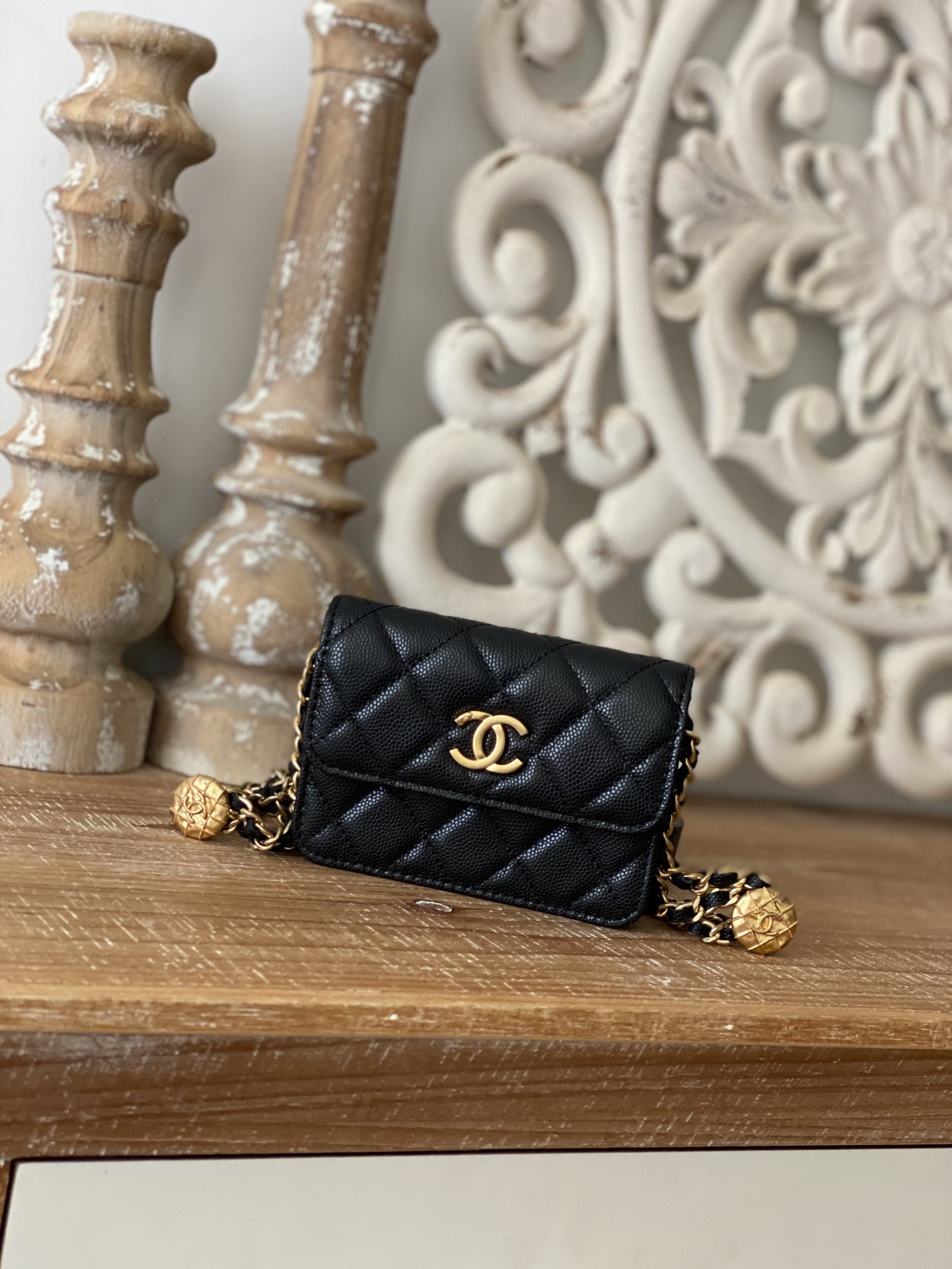 Chanel Clutch With Chain Black For Women. Women-s Bags 4.8in/12.3cm AP2857 B08447 94305 - Soul Replicas