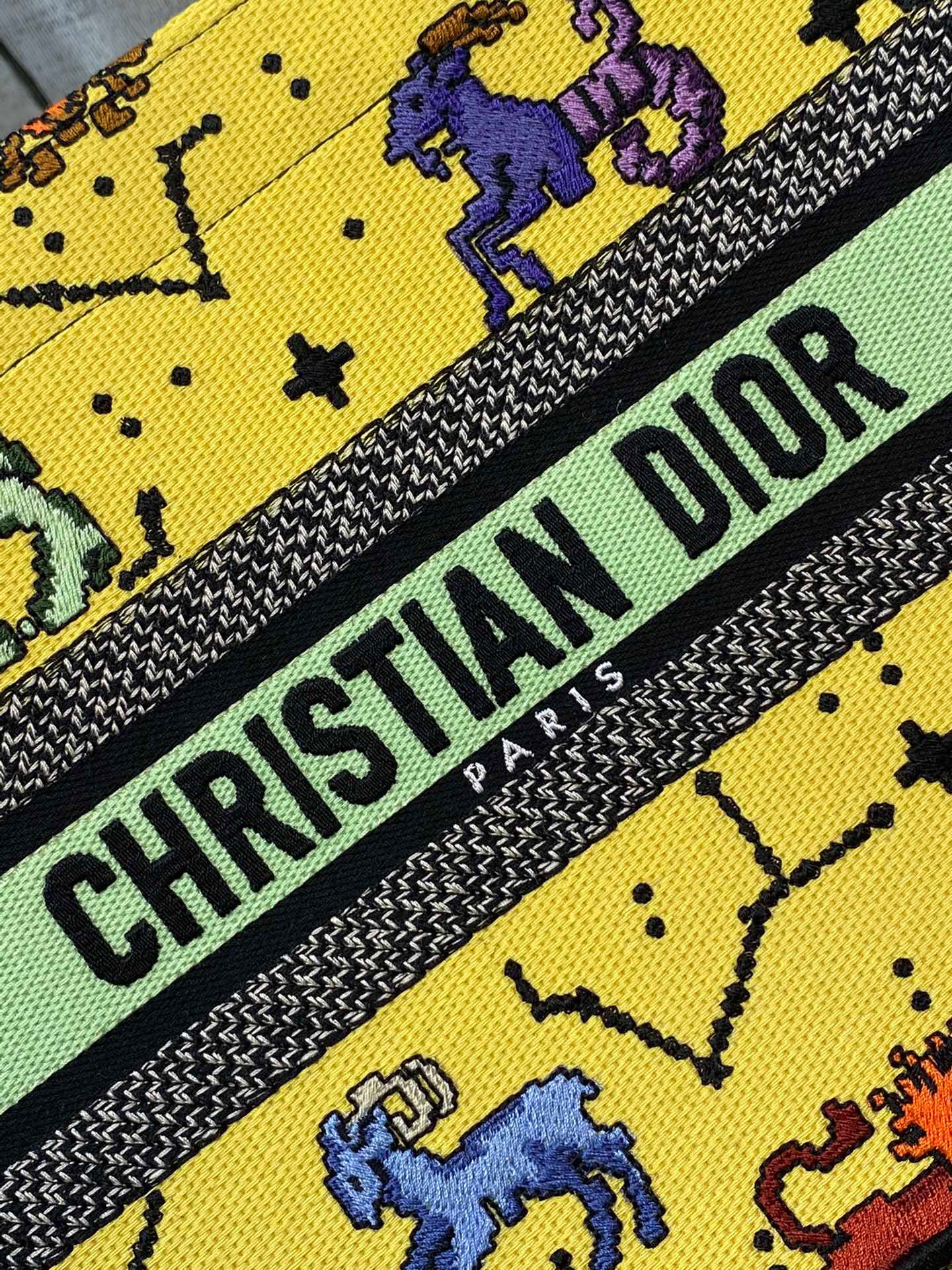 Christian Dior Small Dior Book Tote Yellow. For Women. Women's Handbags 26.5cm/10.5in CD M1265ZRTY_M930 - Soul Replicas