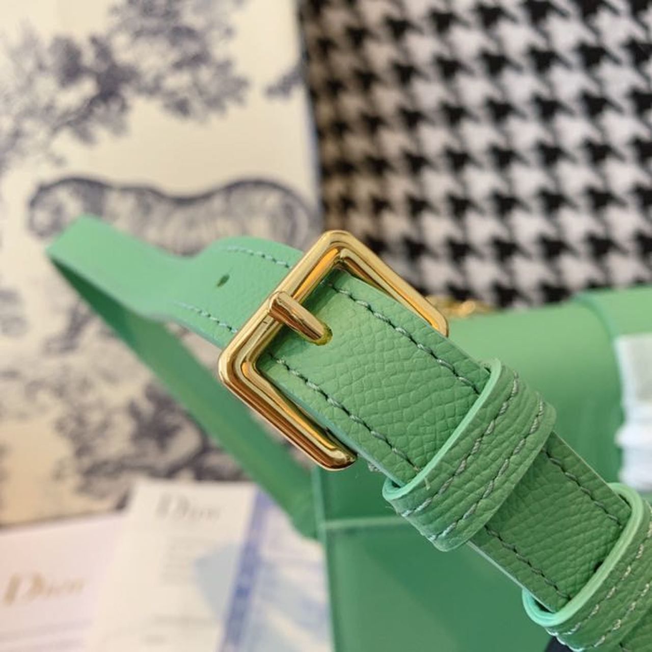 Christian Dior 30 Montaigne Chained Bag Deep Mint Green Box For Women 24cm/9in CD - Soul Replicas