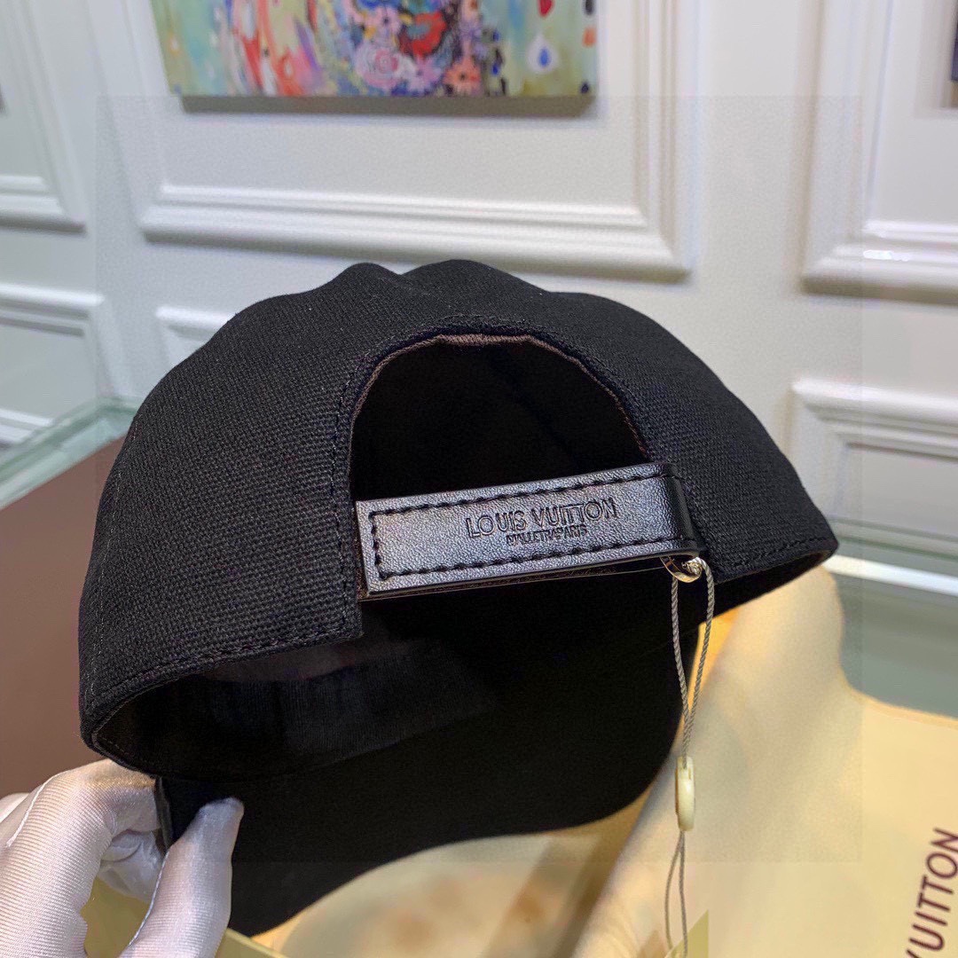 Louis Vuitton Be My Cap Black LV Cap - Soul Replicas