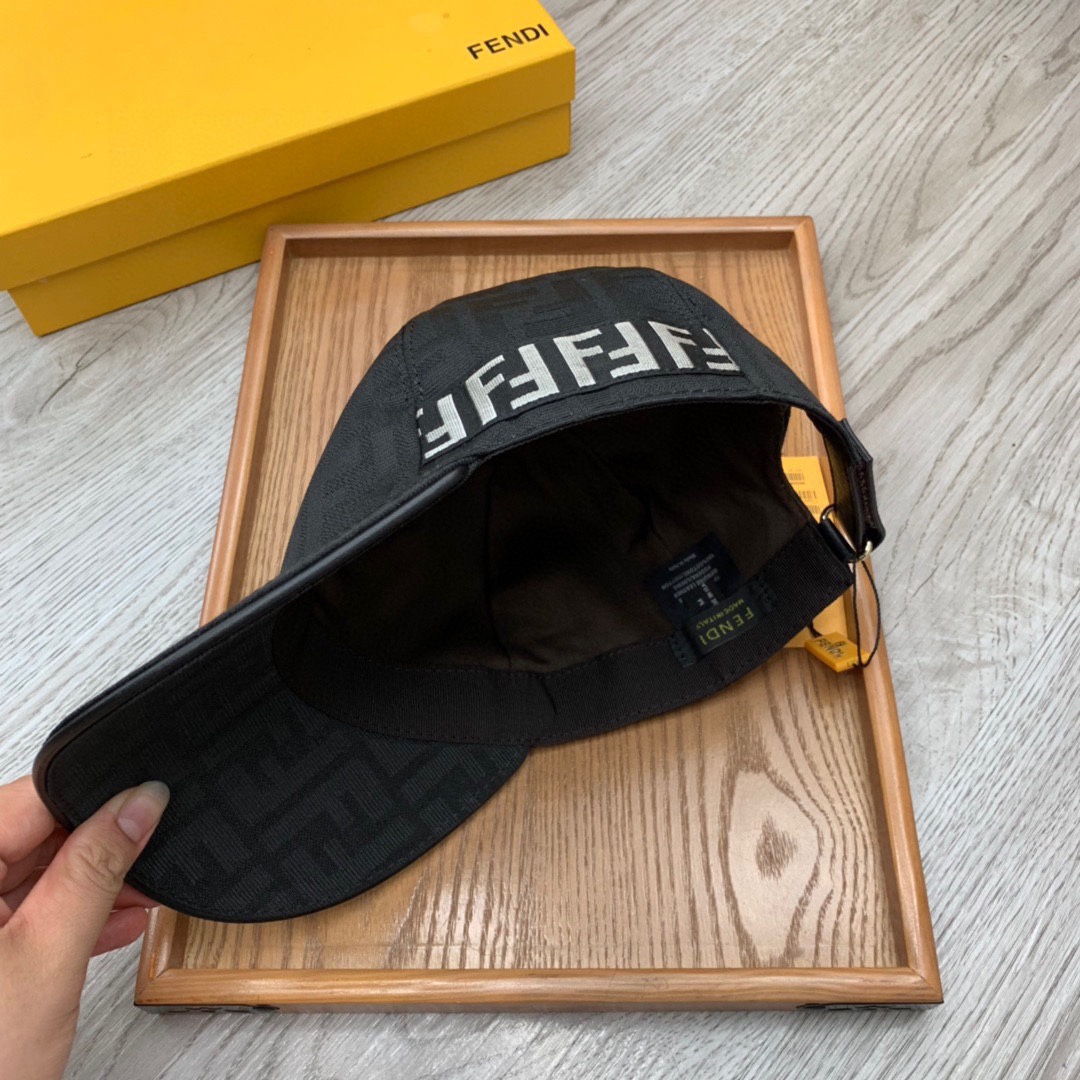 Fendi Baseball Cap Black Fendi Cap - Soul Replicas