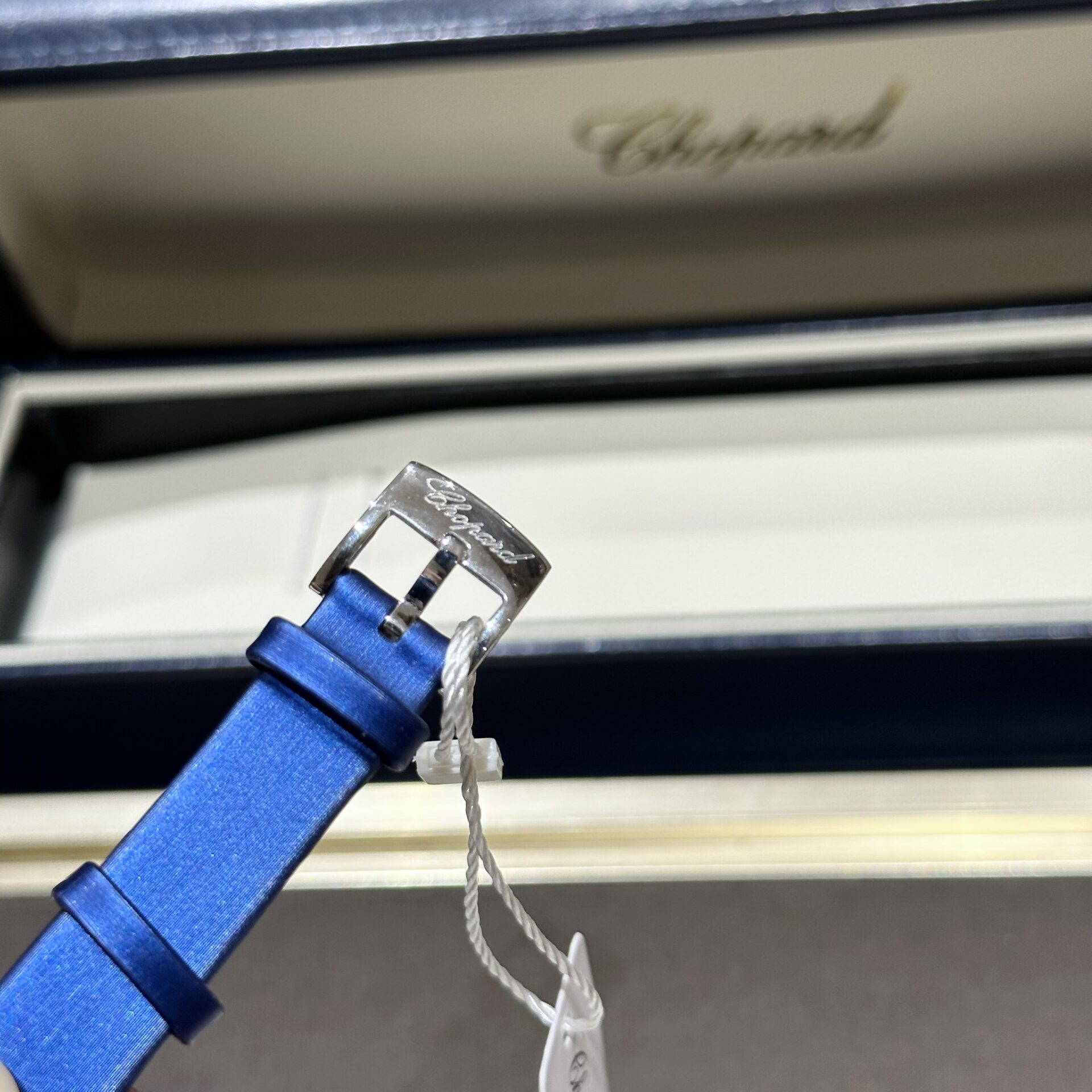 Chopard Replica 1:1 Watch With Moissanite Diamonds Leather Strap 30mm - Soul Replicas