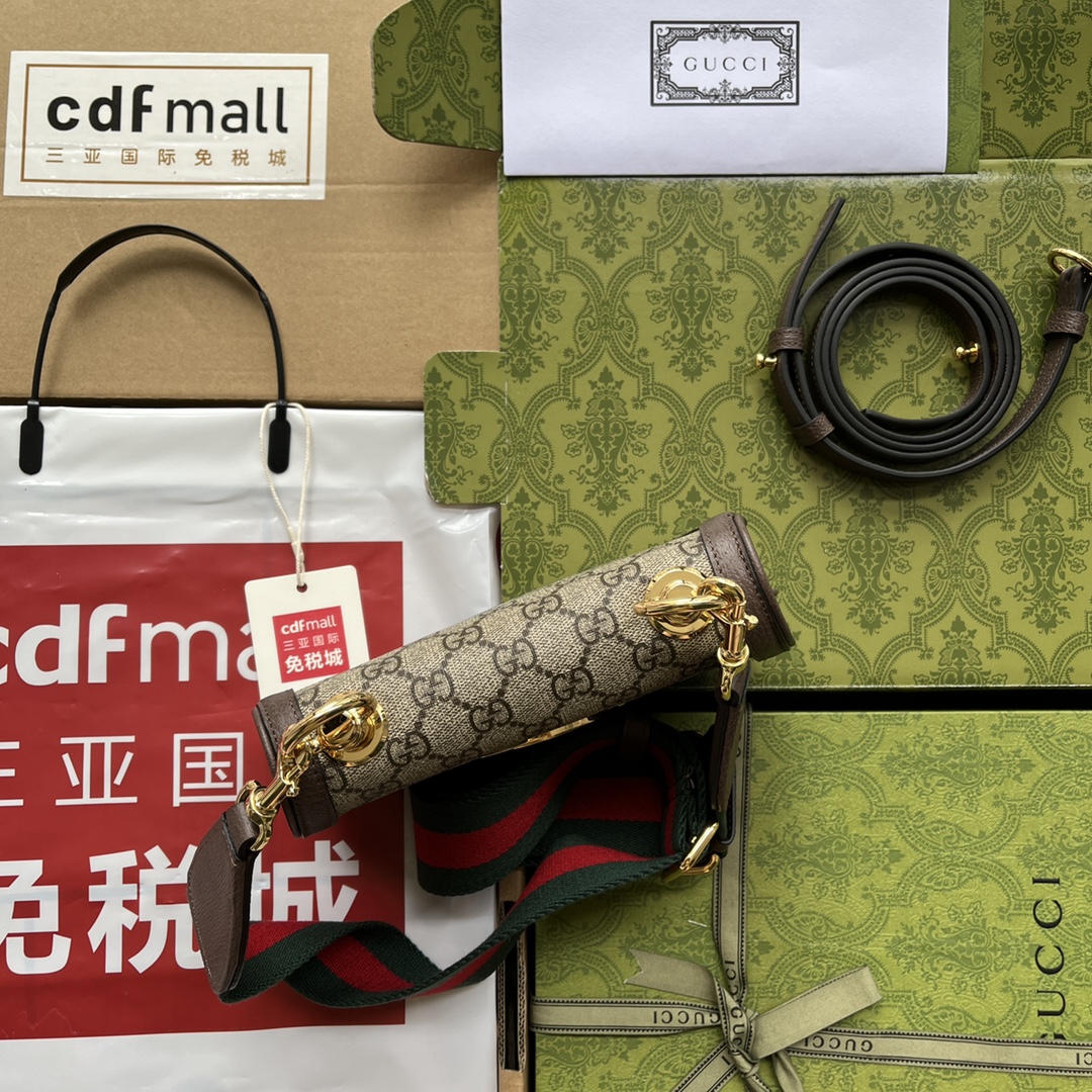 Gucci Blondie Mini Bag Brown And Beige For Women. Women-s Bags 8.7in/22cm Gucci - Soul Replicas