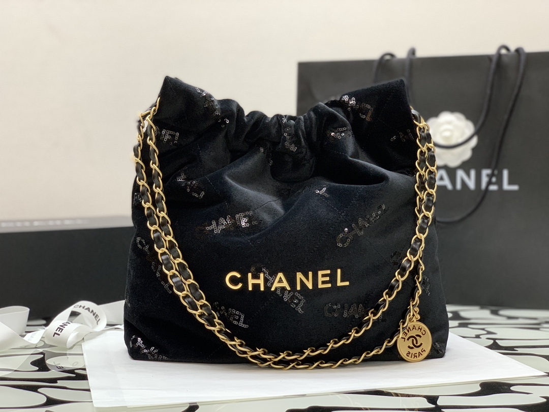 ChanelSmall Chanel22 Handbag Black For Women. Women-s Bags 11.8in/30cm - Soul Replicas