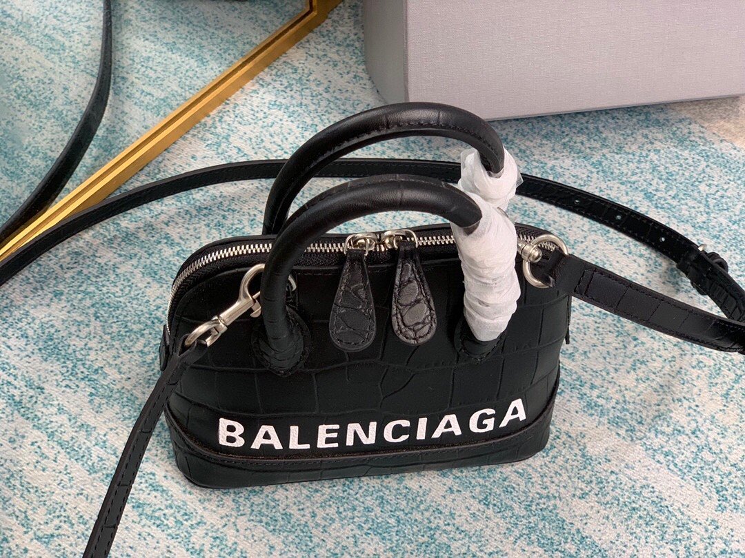 Balenciaga Ville Mini Handbag In Black. For Women. Women-s Bags 4.7in/12cm - Soul Replicas
