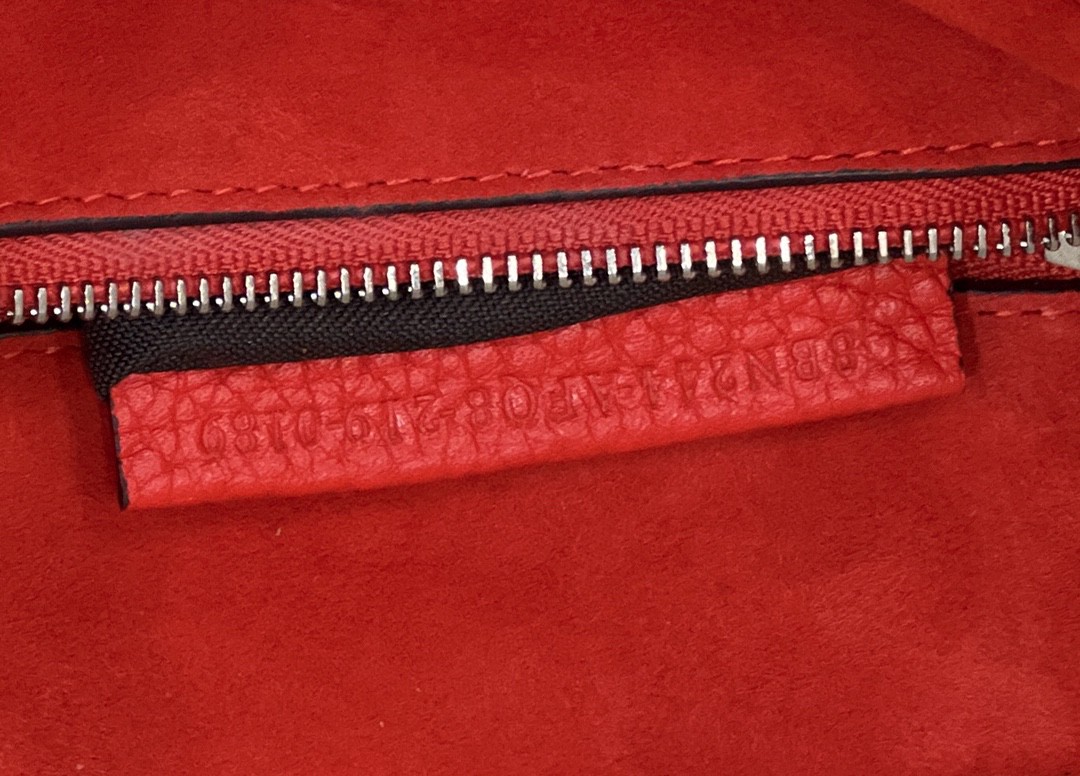 Fendi Peekaboo Small Red Bag For Woman 23cm/9in - Soul Replicas