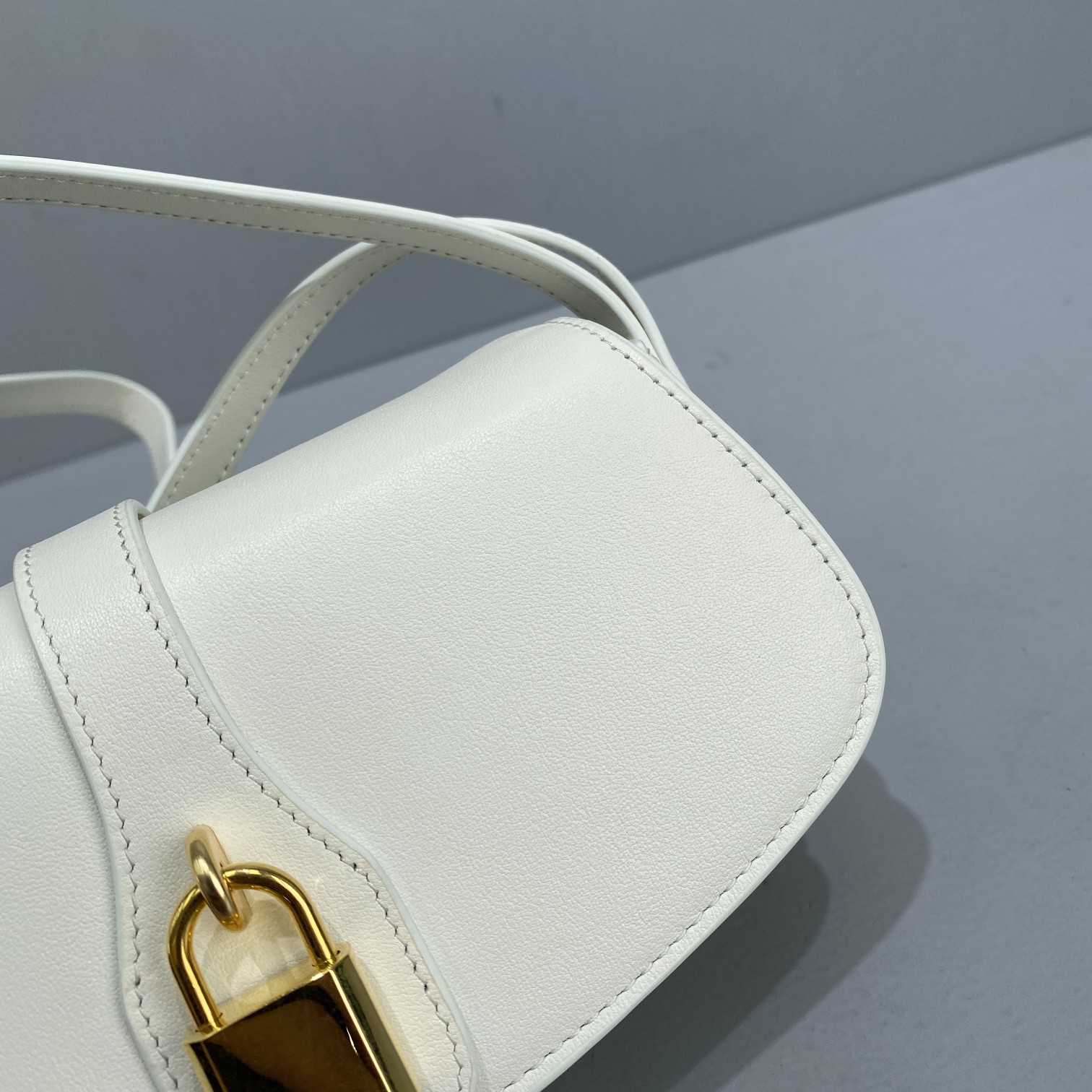 Celine Clutch On Strap White For Women 7in/18cm 10I593DQ1.01OP - Soul Replicas