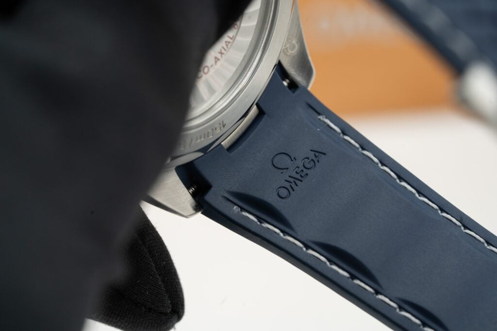 Omega Best Replica Watch Seamaster Aqua Terra Blue Dial Rubber Strap 43mm - Soul Replicas