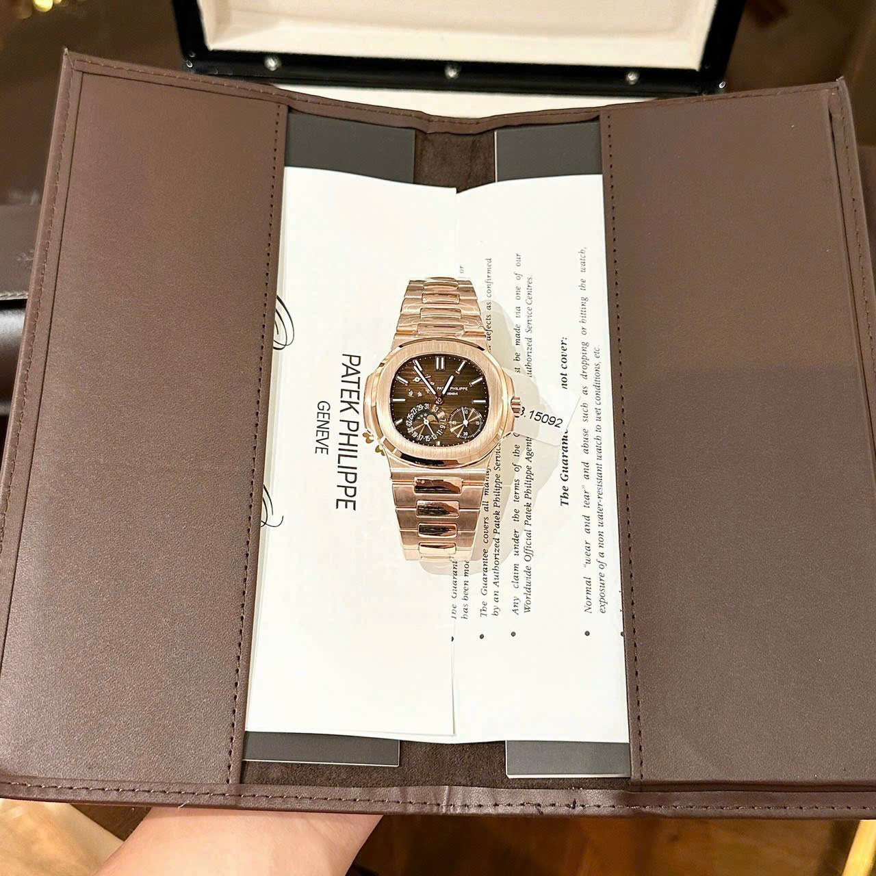 Patek Philippe Nautilus 5712 Gold Wrapped Chocolate Dial GRF 40mm - Soul Replicas
