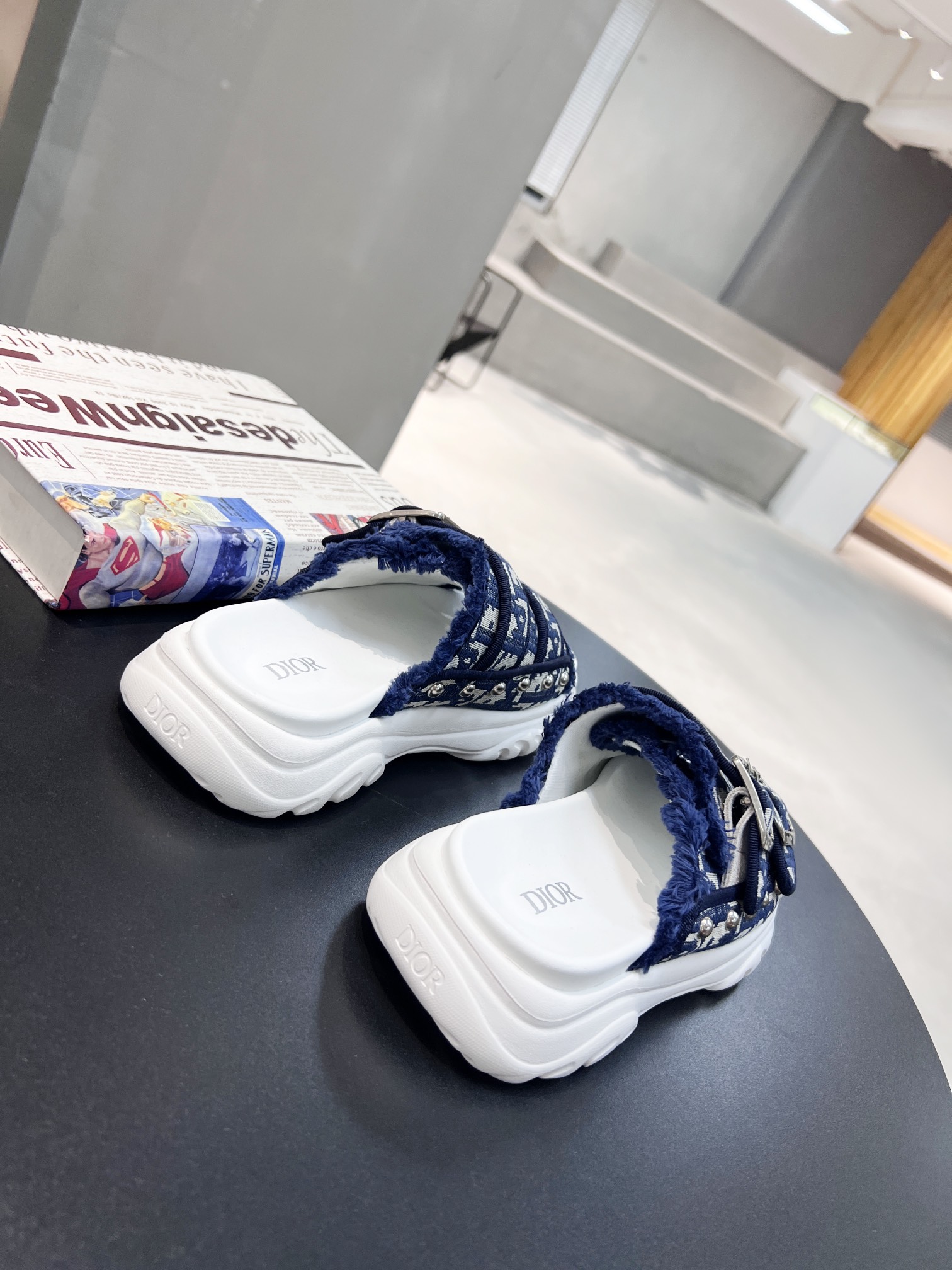 Christian Dior Women's D-Wander Slide Blue For Women CD - Soul Replicas