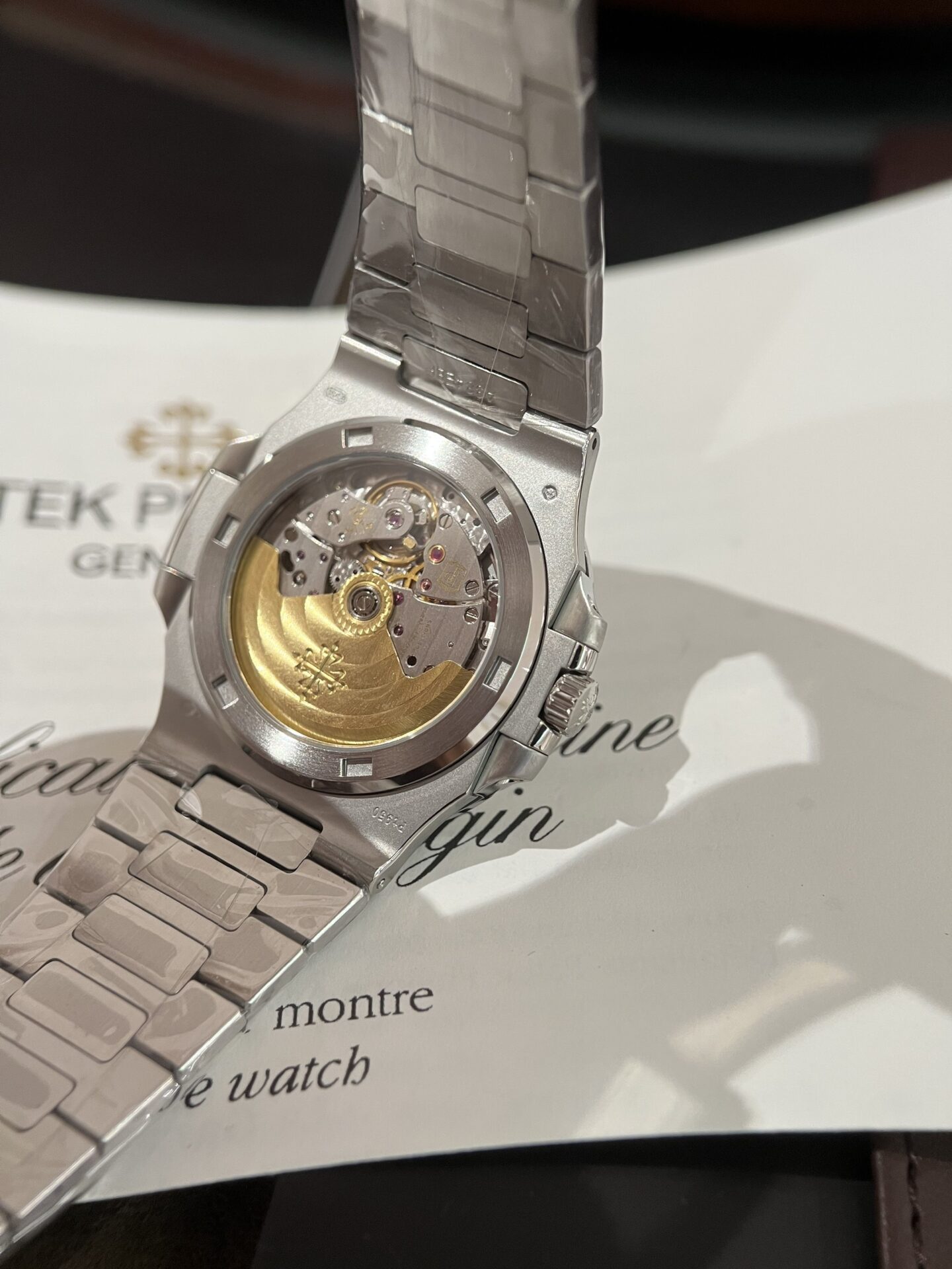 Patek Philippe 5726G Replica Watch Steel Strap Blue Dial 40.5mm - Soul Replicas