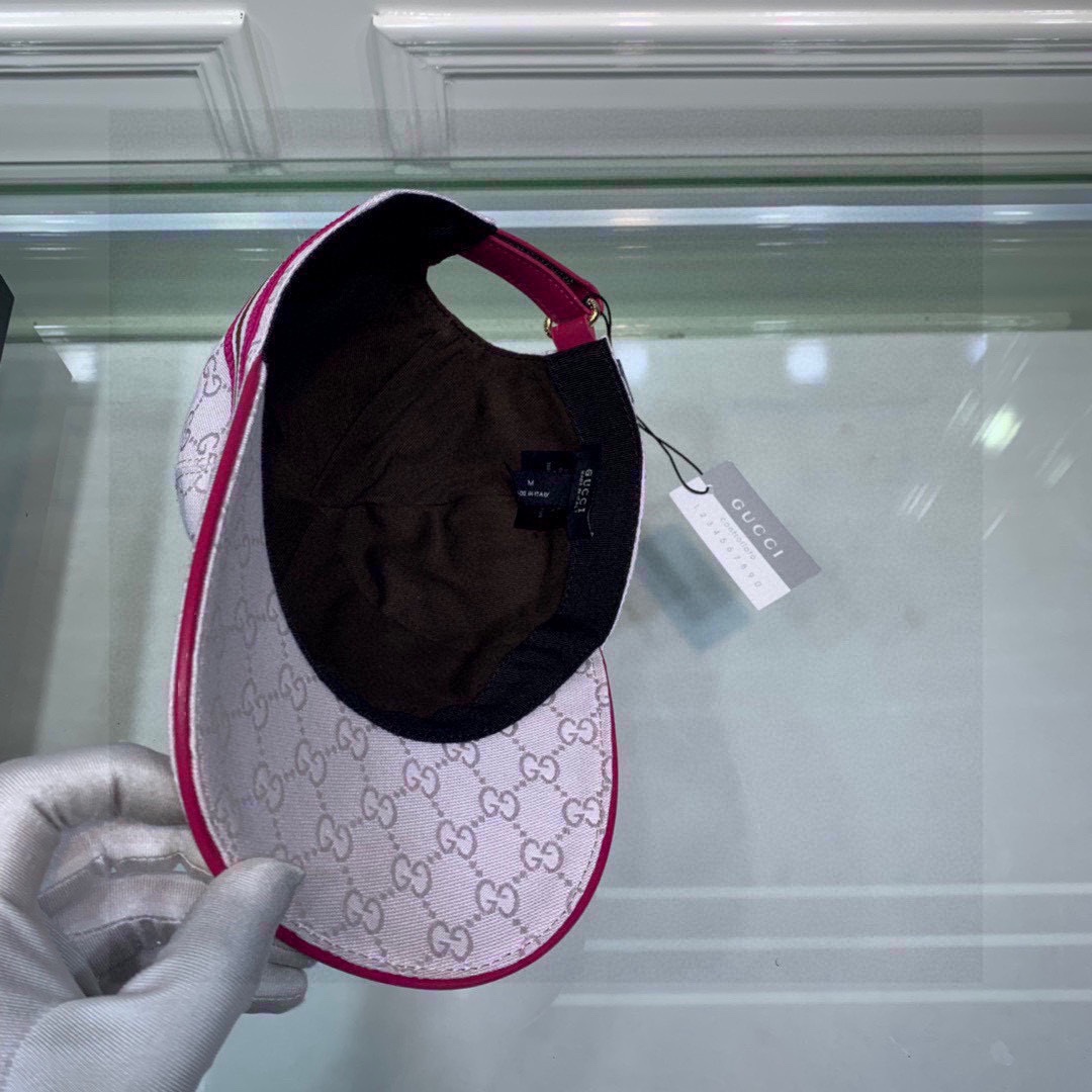 Original Gucci Canvas Baseball Hat With Web White Gucci Hat - Soul Replicas