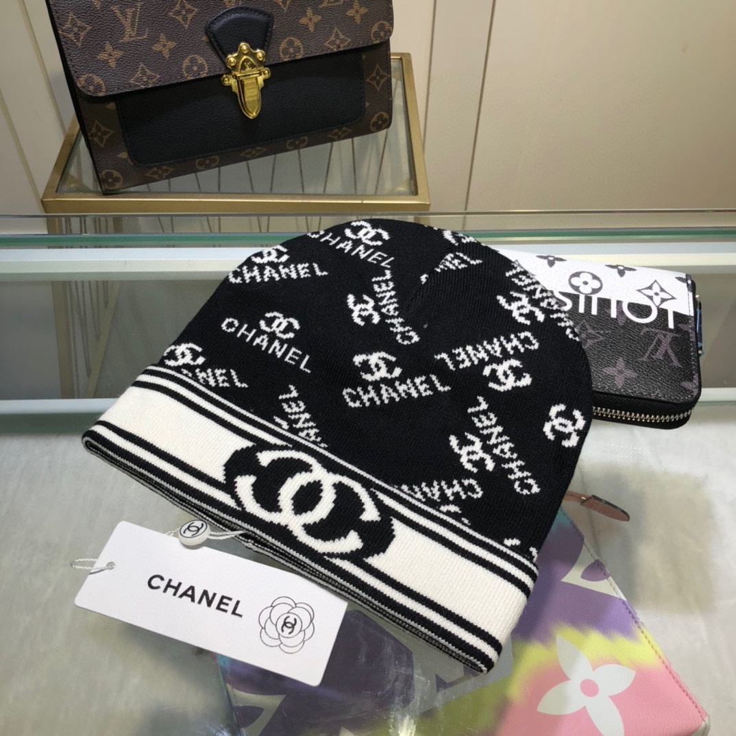 Chanel Beanie In Black - Soul Replicas